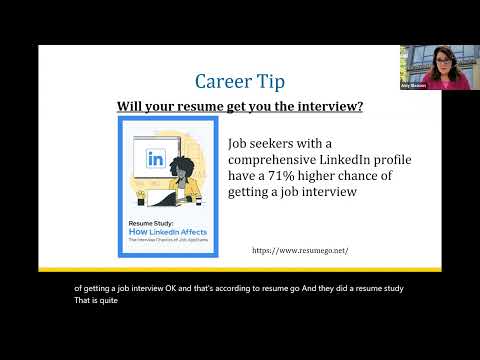 DCE Career Workshop: The Power of LinkedIn. 1-19-23