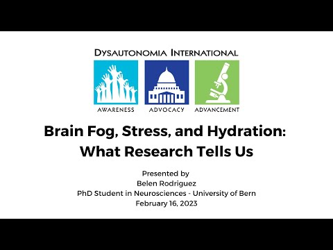 Brain Fog, Stress and Hydration: What Research Tells Us Webinar