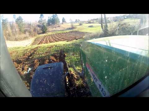 Fendt 413 Vario- Ploughing/ oranje /orka 2018