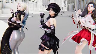 [MMD] 체른, 벨?, 단아 - shake it(씨스타)