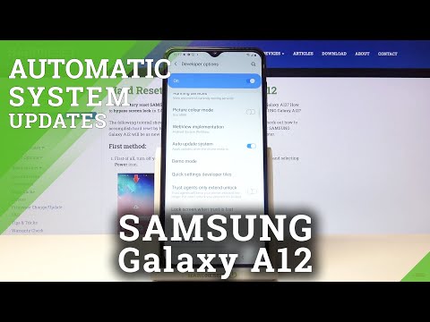 How to Enable Automatic System Updates in SAMSUNG Galaxy A12 – Set Auto System Updates