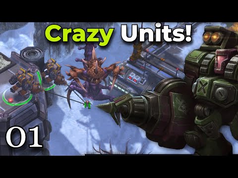 13 Range Widow Mines!! - Avon: Overt Cops StarCraft 2 Custom Campaign - Pt 1