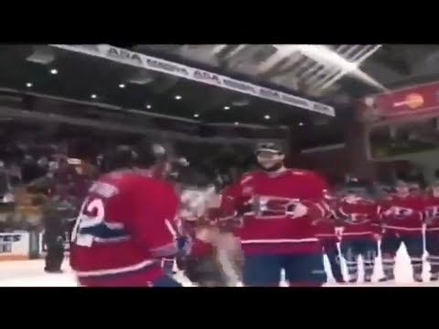 Chris Burton Drops Memorial Cup Trophy