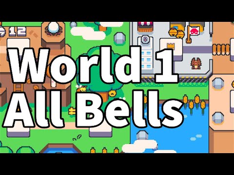 Super Cat Tales: PAWS - All Bells in World 1 Walkthrough [UPDATED] - YouTube