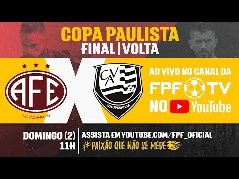 Ferroviária 1 (3) x (5) 1 Votuporanguense - Final - Copa Paulista 2018
