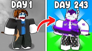 How I played Roblox Bedwars DAY 1 vs NOW (8 Months