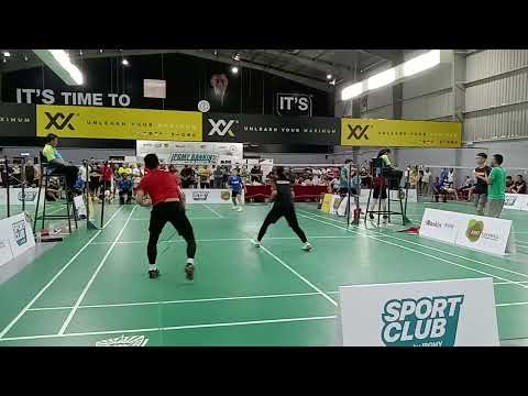 Badminton 3rd IPGMY Melaka Mixed Double SemiPro Tour - Iszuwan / Hazwani Vs Kin Seng / Cheah Lin