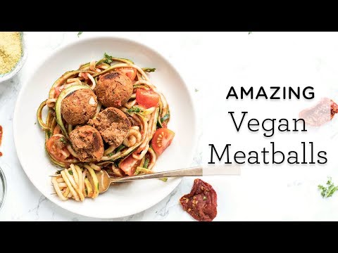 AMAZING VEGAN MEATBALLS | high protein & gluten-free