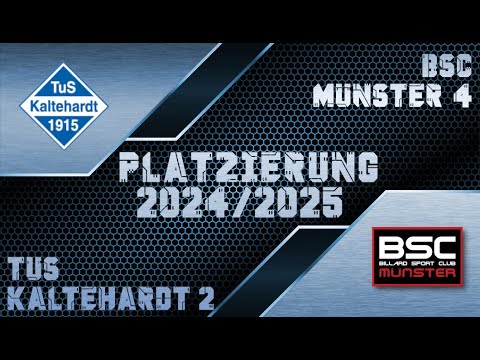 [Tisch 3] ⚔️ Platzierung Bezirksliga: TuS Kaltehardt 2 🆚 BSC Münster 4