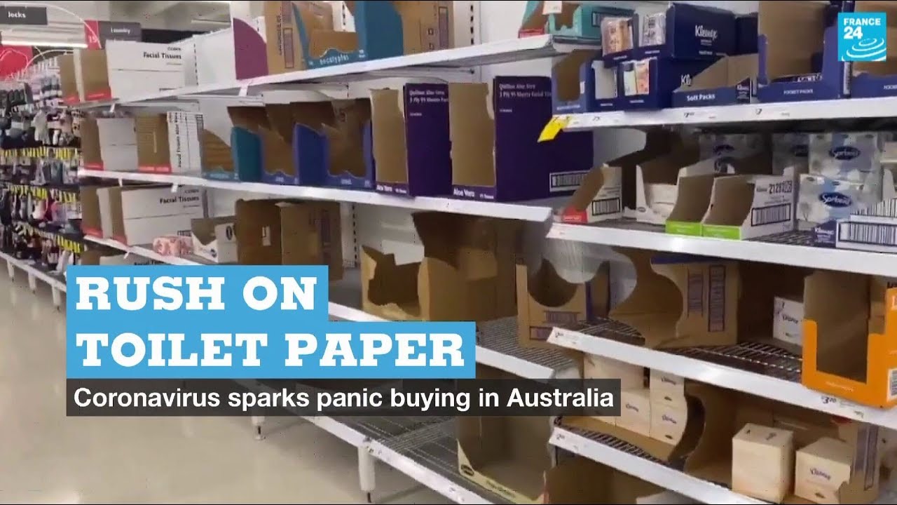 Rush on toilet paper: Coronavirus sparks panic buying in Australia