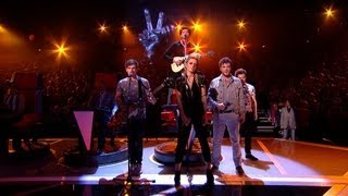 Danny and his team perform &#39;Somebody That I Used To Know&#39; - The Voice UK - Live Show 4 - BBC