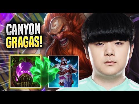 CANYON IS SO GOOD WITH GRAGAS! - DK Canyon Plays Gragas TOP vs Lee Sin! | Season 2022