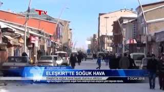 preview picture of video 'Eleşkirt'te Soğuk hava - araçların yakıt depoları dondu'