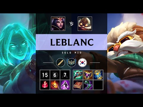 LeBlanc Mid vs Corki - KR Challenger Patch 25.S1.3