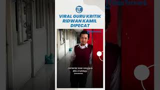 Viral Guru SMK Dipecat Buntut Kritik Ridwan Kamil di Medsos, Gubernur Jabar: Saya Juga Kaget
