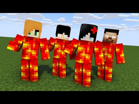 MONSTER SCHOOL : SKIRRI FIRE HEROBRINE FAMILY - MINECRAFT ANIMATION