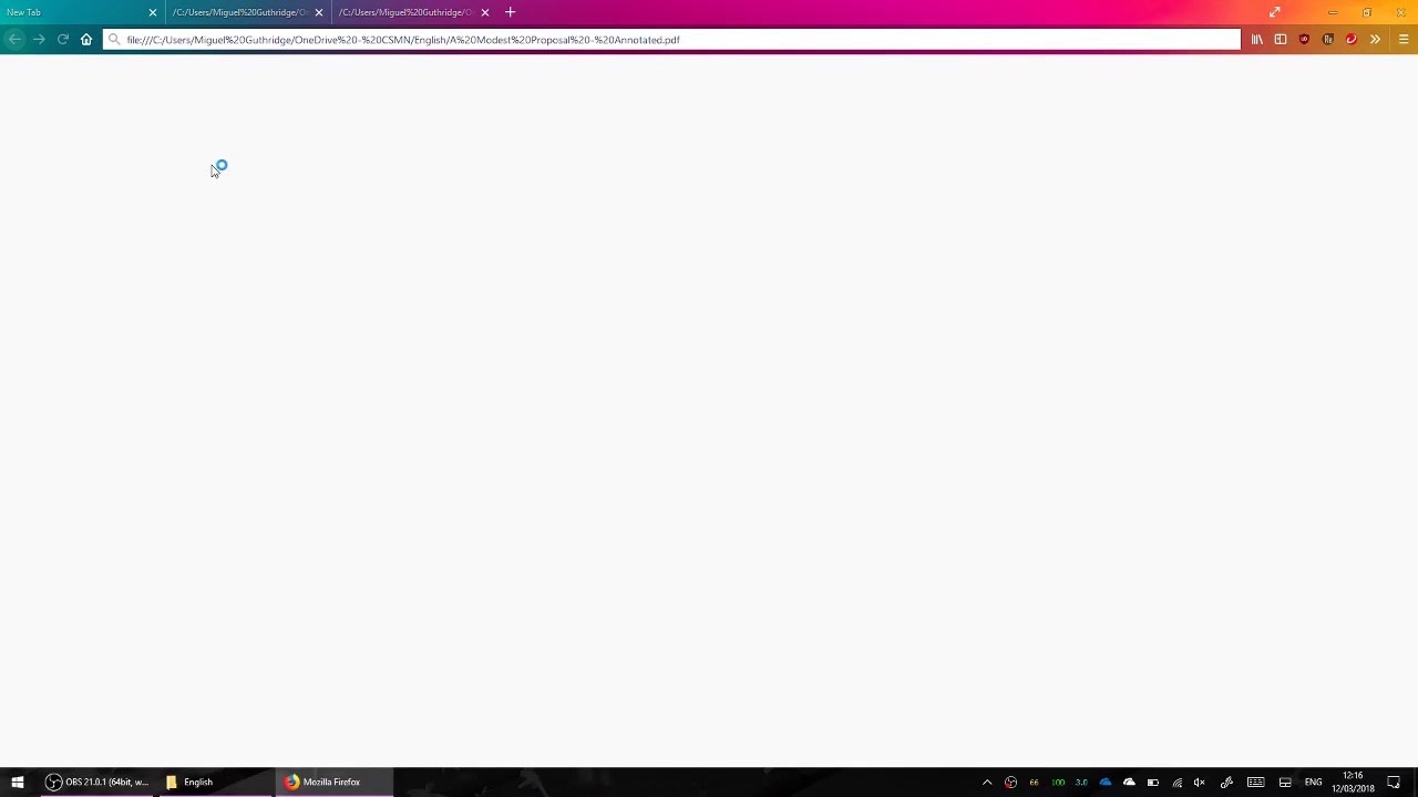 [Firefox 58] PDF Viewer Bug