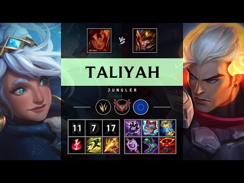 Taliyah Jungle vs Jarvan IV - EUW Grandmaster Patch 25.15