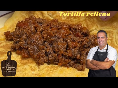 Te va a SORPRENDER esta TORTILLA RELLENA