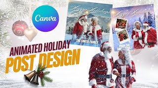 Simple Animated Social Media Post Design for the Holidays