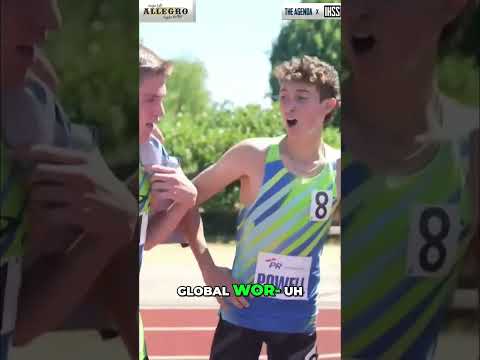 Cooper Lutkenhaus winning the World Championship in indoor 800m at just 17 years old