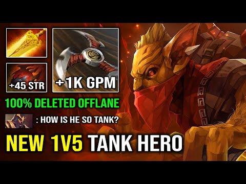 NEW 1v5 Tank Bounty Hunter 100% Annoying Shuriken with 1K GPM Heart Radiance Dota 2