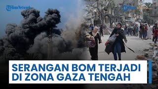 Serangan Bom Pesawat Pengintai Terjadi di Gaza Tengah, akibatkan Warga Palestina Tewas dan Terluka