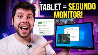 COMO usar tu TABLET como SEGUNDO MONITOR de PC! | IOS & ANDROID | SPACEDESK
