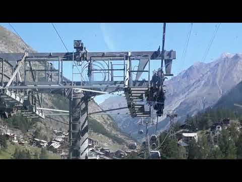 Gondelbahn (Gondola Cableway) Fuhri-Zermatt August 2019