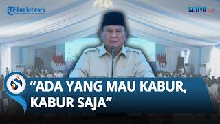 Singgung Indonesia Gelap, Prabowo: Matanya Buram, Kalau Mau Kabur ke Yaman Silakan