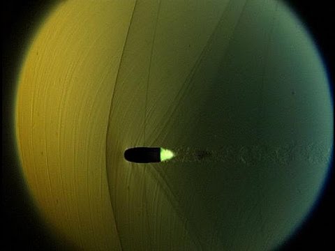 Tracer Base Burner Schlieren Imaging High-Speed Slow Motion - Aimed Research