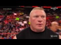 GoldberG Face To Face WitH BrocK LesnaR BeForE WrestleManiA