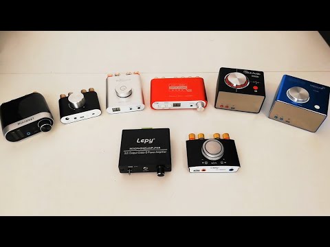 My personal collection of top range china mini amps (Nobsound & Lepy)