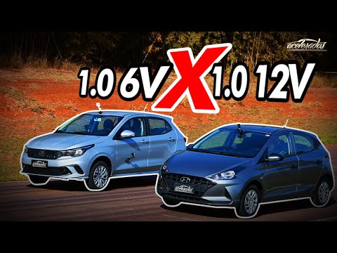 1.0 DRAG: Hyundai HB20 or Fiat Argo? Who wins? - Drag Race #50 | Accelerated