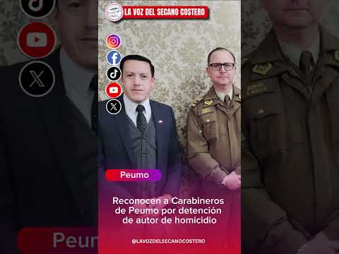 Reconocen a Carabineros de Peumo por detención de autor de homicidio