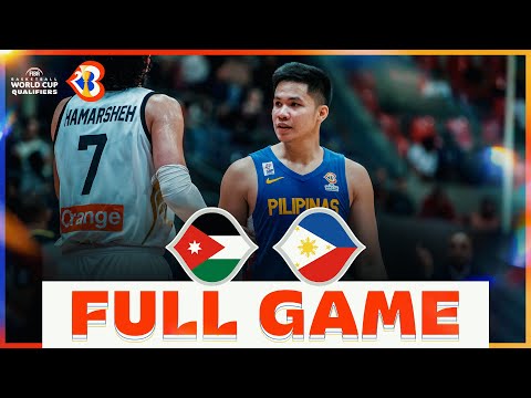 Jordan v Philippines | Basketball Full Game - #FIBAWC 2023 Qualifiers
