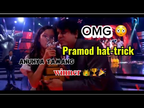 Anuhya tamag winner🏆team pramod//the voice kids season 3🤗😱