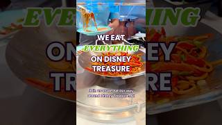 We eat everything on Disney Treasure! #cruise #shorts