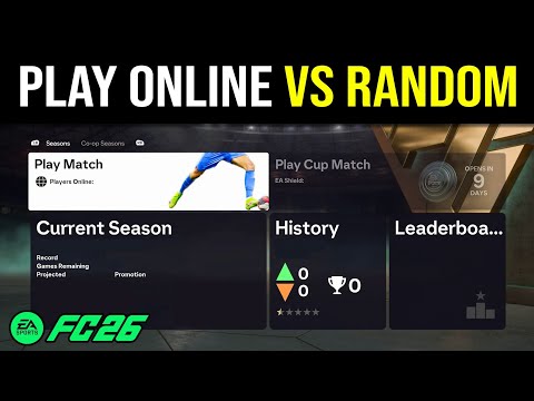 EA FC 26: How to Play Online vs Random Players (2 Methods)