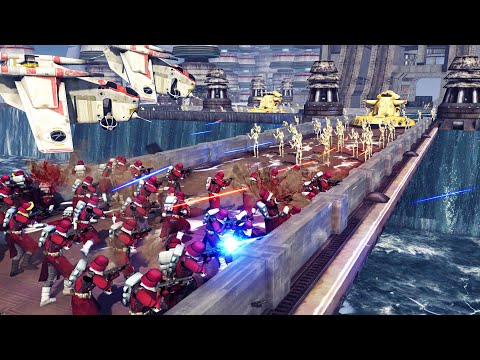 Bridge Invasion of MYGEETO in NEW Star Wars Battle Simulator...