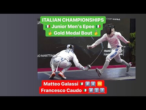 Italian Championships 2022 JME - GOLD - Matteo Galassi v Francesco Caudo
