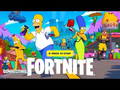 The Simpsons Battle Pass..!!! (Homer, Bart, Marge) Fortnite Battle Royale Mini Season