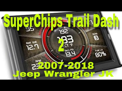 SuperChips Trail Dash 2 Jeep Wrangler JK
