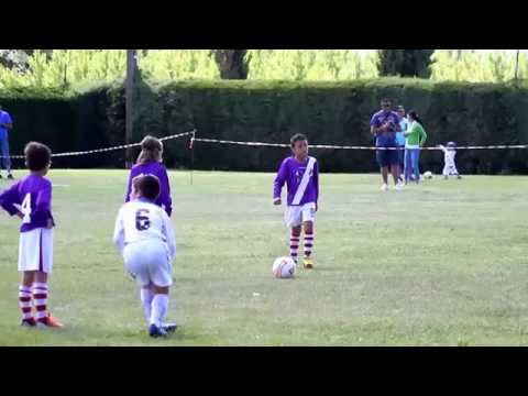CD SAN LORENZO - Saque de falta Fran - Prebenjamin fútbol base