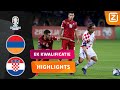 HEEL VEEL GROTE KANSEN IN DEZE WEDSTRIJD!?| Armenië vs Kroatië | EK 2024 Kwalificatie | Samenvatting