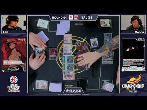 One Piece TCG | 2025 Dusseldorf Finals | Len (GP Luffy) vs Menda (Imu) | R4