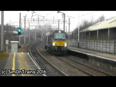 DRS Class 68, 68004 Rapid, 0Z04 passing Longport (21st March 2016)