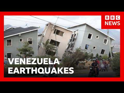 Rescuers searching rubble after Venezuela's strongest earthquake since 1900 | BBC News