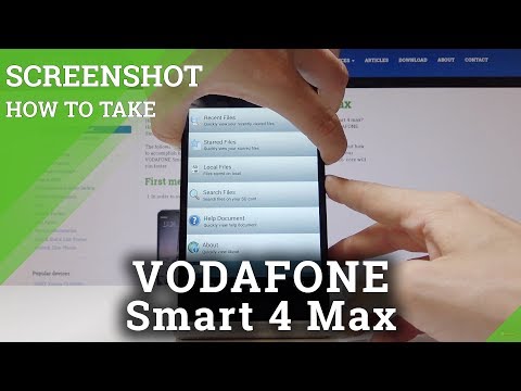 VODAFONE Smart 4 max SCREENSHOT INSTRUCTIONS