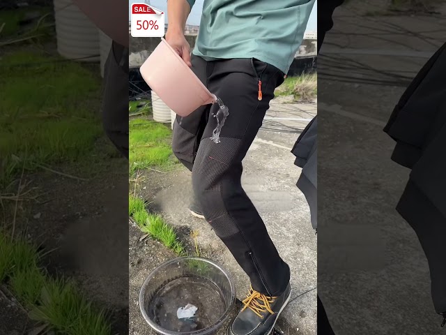 Vídeo relacionado con Haian Pantalones impermeables clásicos unisex para adultos con estampado de plástico (TPU) para incontinencia (M, cuadros rojos)